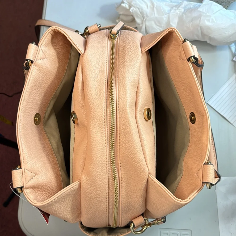 NWT Rosetti Peach Sand Ines Satchel‎ Purse